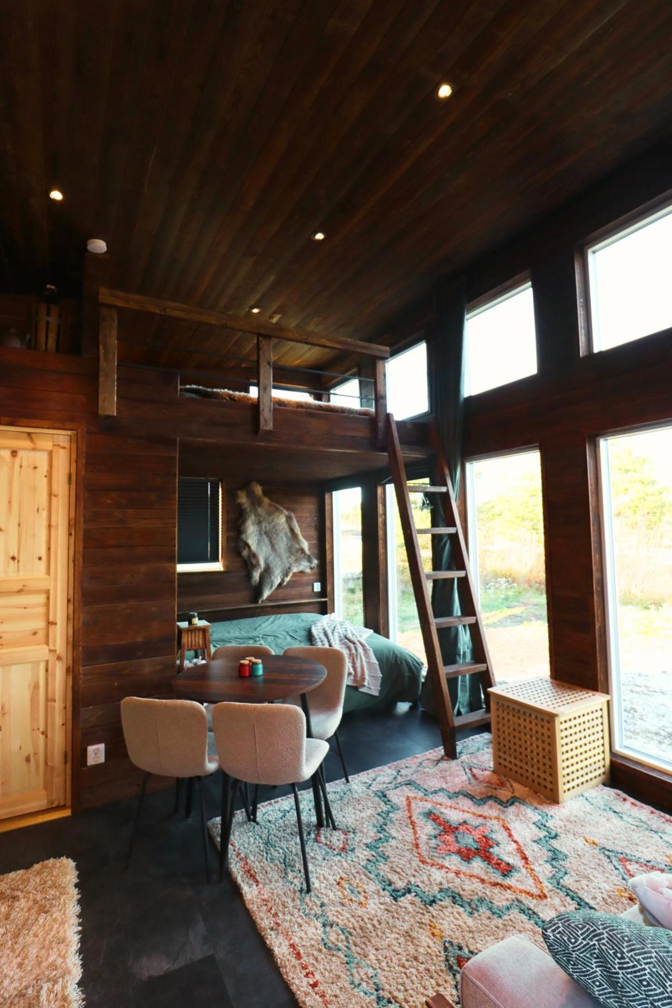 Reindeer River Lights Lodge Kiruna Exterior foto